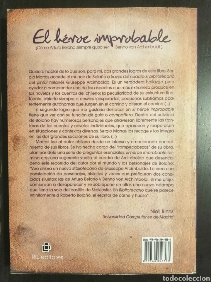 Libros de segunda mano: El h&eacute;roe improbable. Roberto Bola&ntilde;o - Foto 2