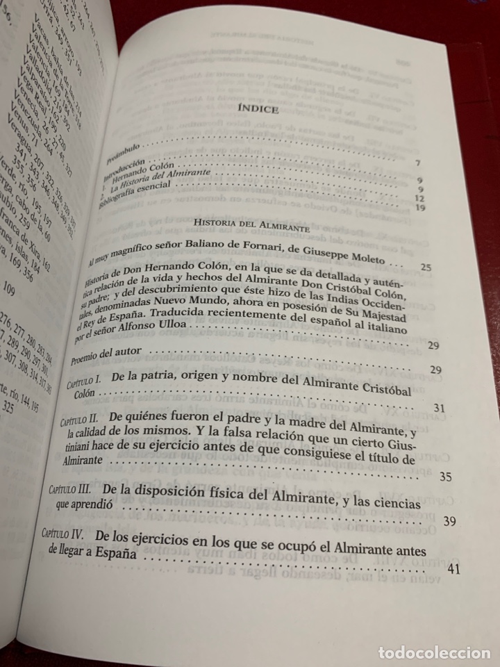Libros de segunda mano: Historia del Almirante. Hernando Col&oacute;n. - Foto 5