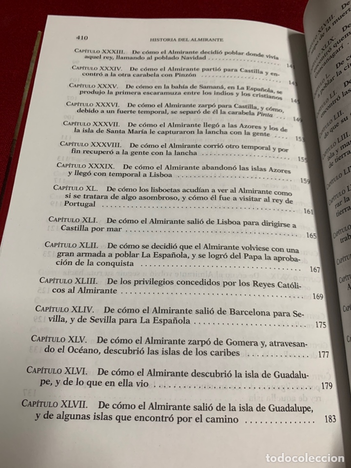 Libros de segunda mano: Historia del Almirante. Hernando Col&oacute;n. - Foto 8
