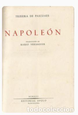 Libros de segunda mano: NAPOLE&Oacute;N - TEIXEIRA DE PASCOAES - Foto 3