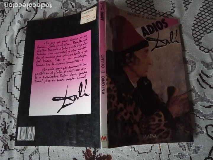Libros de segunda mano: ADIOS DALI. - ANTONIO D. OLANO. - Foto 2