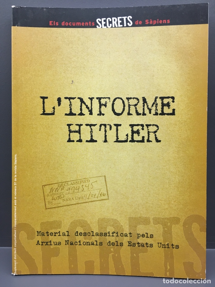 Libros de segunda mano: L&rsquo;INFORME DE HITLER - Foto 1