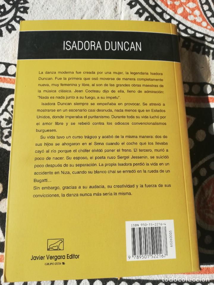 Libros de segunda mano: Isadora Duncan. Schmidt, Jochen. Javier Vergara editor., 2001 - Foto 2