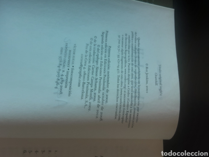 Libros de segunda mano: Churchill -Roy Jekins- - Foto 5