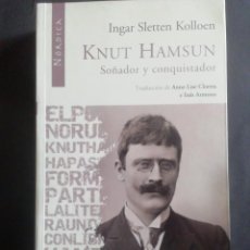 Libros de segunda mano: KNUT HAMSUM. INGAR SLETTEN KOLLOEN.. Lote 313984663