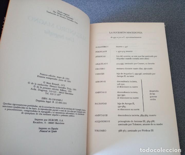 Libros de segunda mano: Alejandro Magno Mary Renault - Foto 4