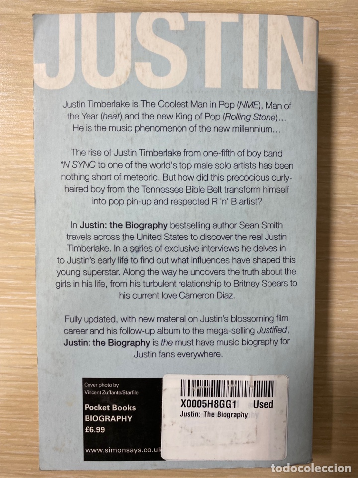 Libros de segunda mano: Libro Unauthorized Justin Timberlake Biography - Foto 2