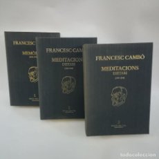 Libros de segunda mano: MEMÒRIES, MEDITACIONS, DIETARI - FRANCESC CAMBÓ - SEMINUEVO. Lote 315637908