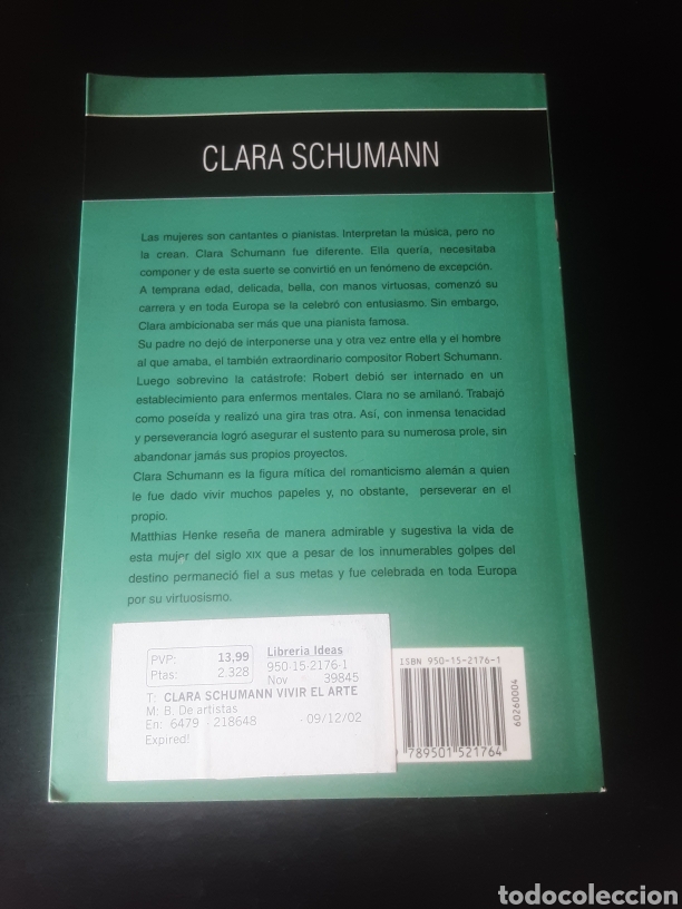 Libros de segunda mano: Clara Schumann -Matthias Henke- - Foto 3
