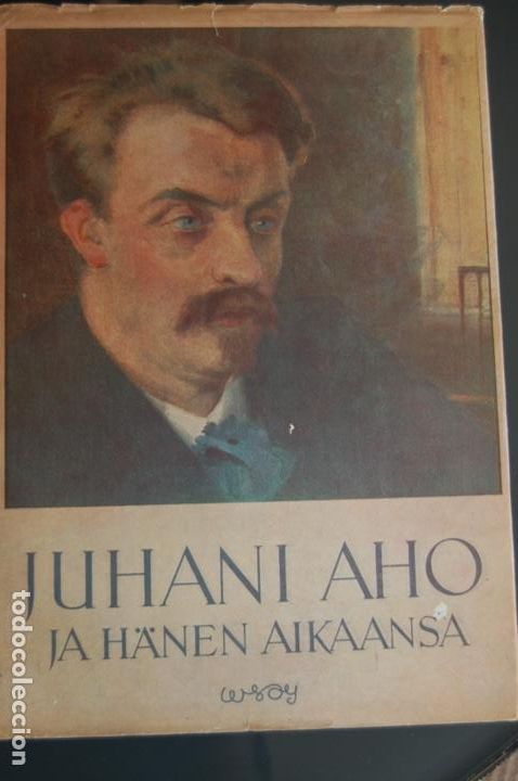 Libros de segunda mano: JUHANI AHO Ja H&auml;nen Aikaansa, Kuvateos. A&ntilde;o edici&oacute;n 1948. Idioma Fin&eacute;s. 21,5 x29,7. 184 pp.