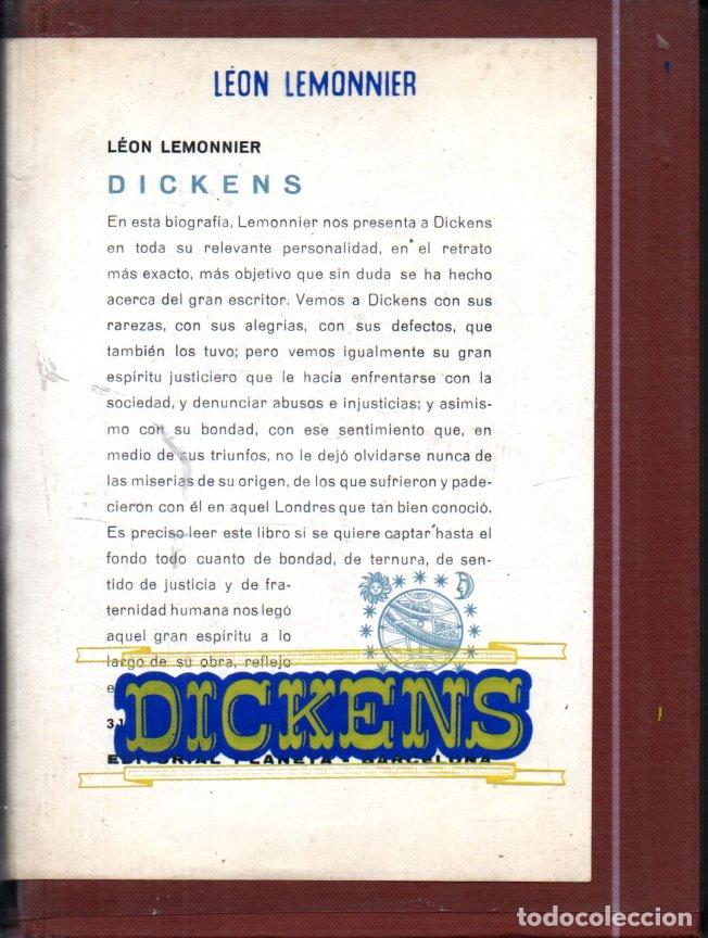 Libros de segunda mano: LEON LEMONNIER : DICKENS (PLANETA, 1963) - Foto 1