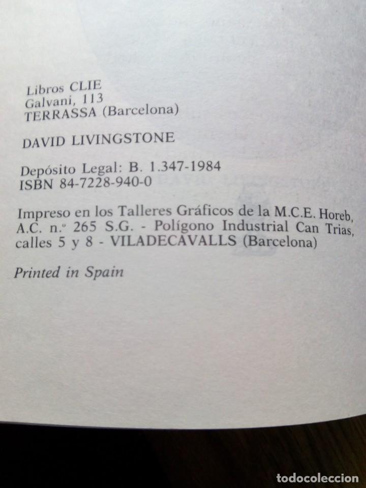 Libros de segunda mano: DAVID LIVINGSTONE / AN&Oacute;NIMO - Foto 3