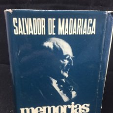 Libros de segunda mano: SALVADOR DE MADARIAGA. MEMORIAS (1921-1936). AMANECER SIN MEDIODÍA. ESPASA CALPE 1977. Lote 320428533