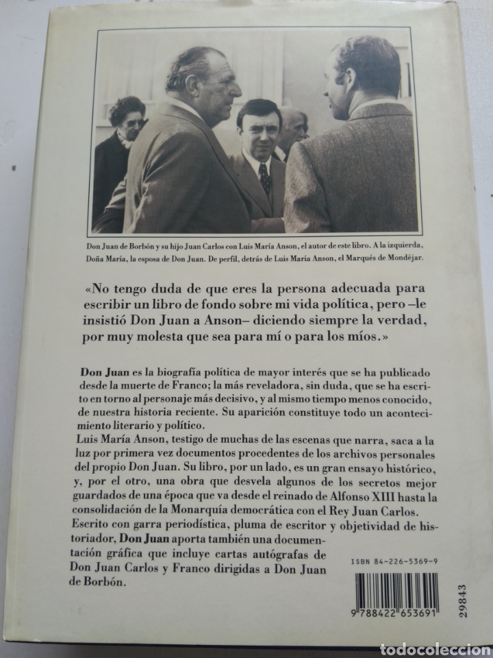 Libros de segunda mano: DON JUAN/LUIS MAR&Iacute;A ANSON - Foto 3