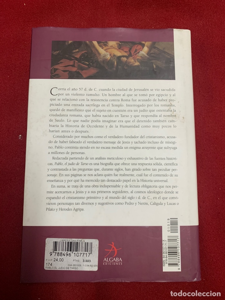 Libros de segunda mano: Pablo, el jud&iacute;o de Tarso. C&eacute;sar Vidal. - Foto 2