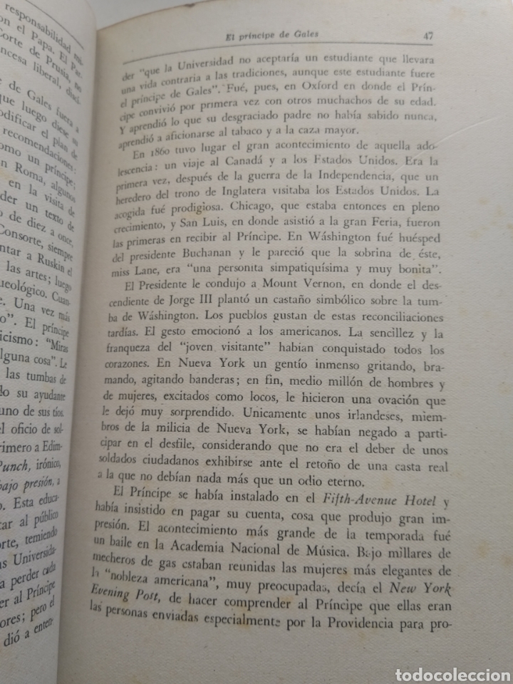 Libros de segunda mano: EDUARDO VII Y SU &Eacute;POCA/ANDR&Eacute; MOUROIS - Foto 4