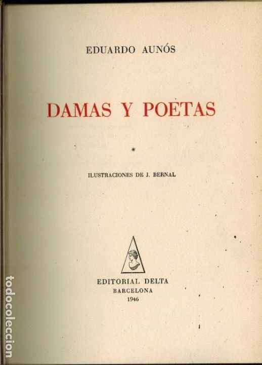 Libros de segunda mano: DAMAS Y POETAS - Foto 1