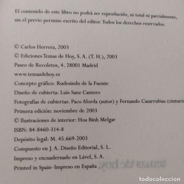 Libros de segunda mano: Carlos Herrera Abronchese los cinturones - Foto 3