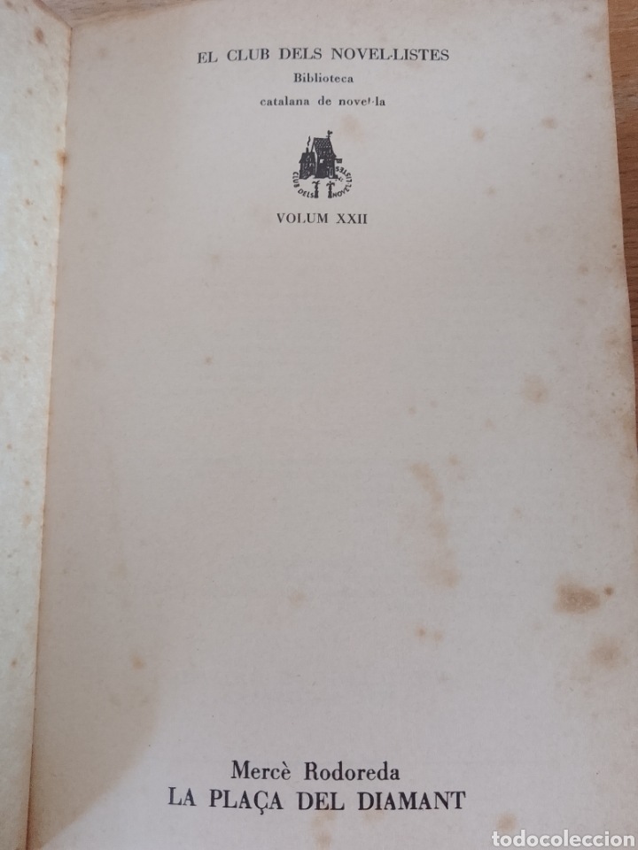 Libros de segunda mano: MERC&Egrave; RODOREDA: LA PLA&Ccedil;A DEL DIAMANT - Foto 5