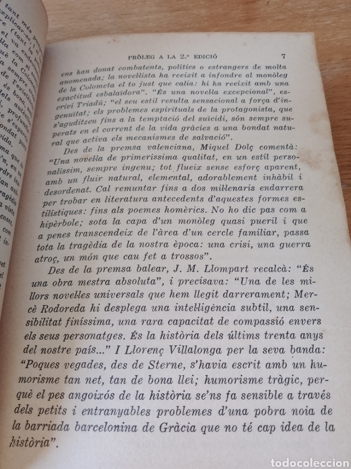 Libros de segunda mano: MERC&Egrave; RODOREDA: LA PLA&Ccedil;A DEL DIAMANT - Foto 8