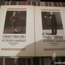 Libros de segunda mano: LBRO EL TIEMPO AMARILLO FERNANDO FERNAN GOMEZ MEMORIAS 2 TOMOS