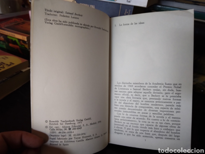 Libros de segunda mano: Beckett - Foto 5