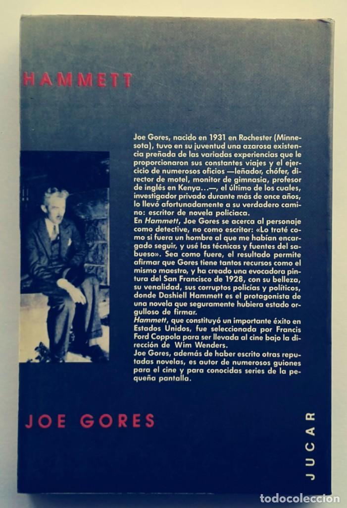 Libros de segunda mano: Joe Gores, Hammett - Foto 6