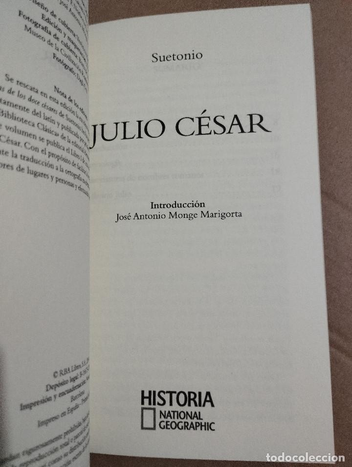 Libros de segunda mano: JULIO C&Eacute;SAR (SUETONIO) - Foto 2