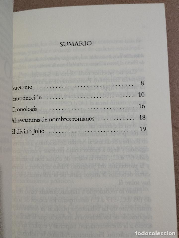 Libros de segunda mano: JULIO C&Eacute;SAR (SUETONIO) - Foto 3