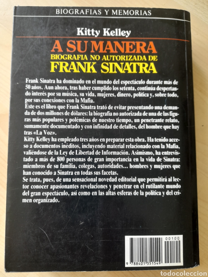 Libros de segunda mano: A su manera. Frank Sinatra - Foto 2