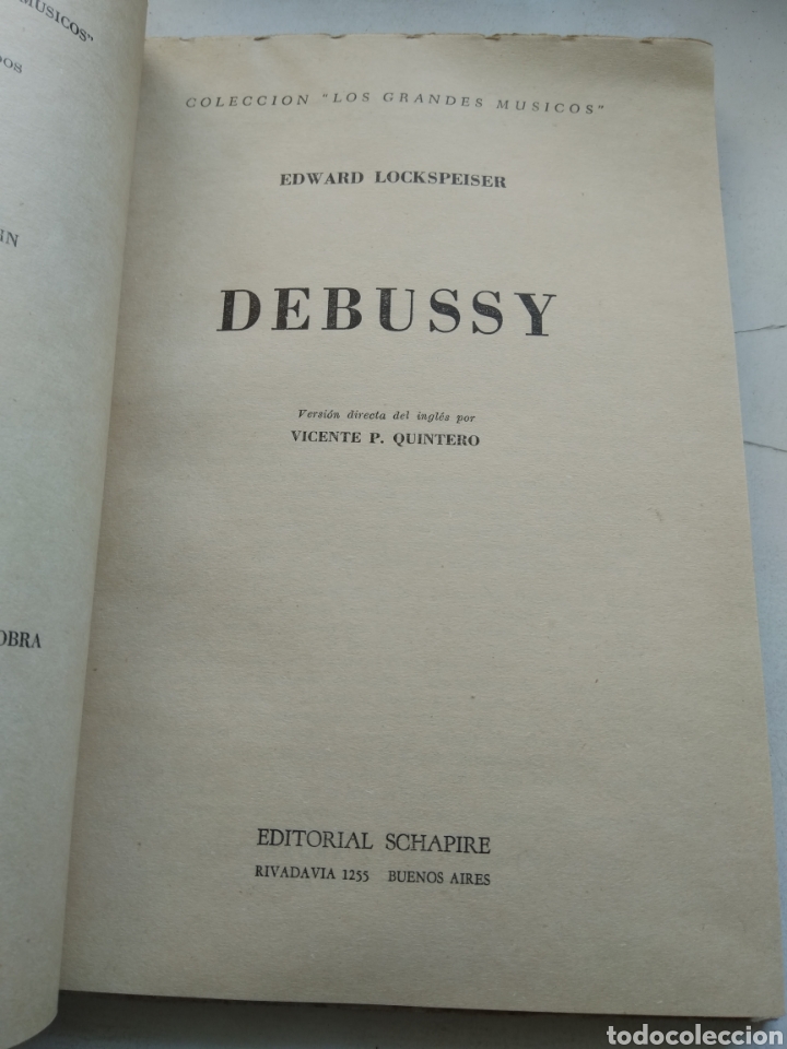 Libros de segunda mano: DEBUSSY/EDWARD LOCKSPEISER - Foto 2