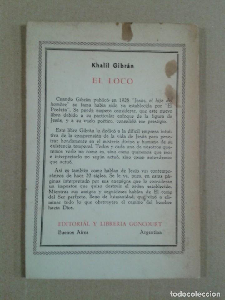 Libros de segunda mano: EL LOCO. KHALIL GIBRAN. - Foto 2