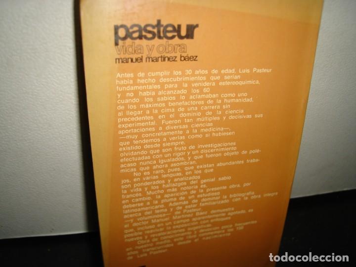Libros de segunda mano: 11- PASTEUR. VIDA Y OBRA - MANUEL MART&Iacute;NEZ B&Aacute;EZ - Foto 3