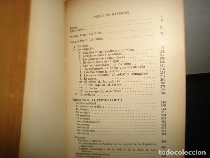 Libros de segunda mano: 11- PASTEUR. VIDA Y OBRA - MANUEL MART&Iacute;NEZ B&Aacute;EZ - Foto 4