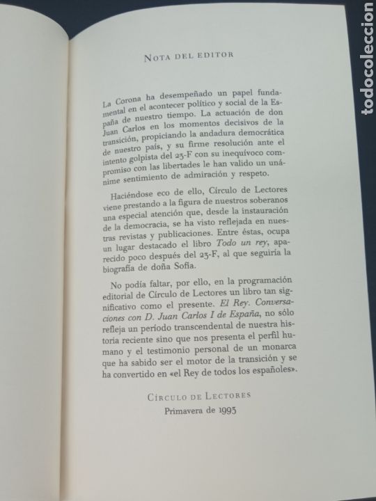 Libros de segunda mano: EL REY,a&ntilde;o 1993 - Foto 2