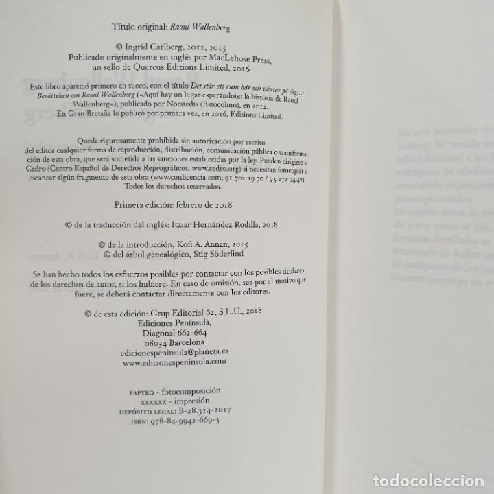 Libros de segunda mano: RAOUL WALLENBERG - Ingrid Carlberg - Foto 5