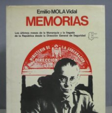 Libros de segunda mano: EMILIO MOLA VIDAL. MEMORIAS. Lote 366769061