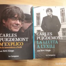 Livres d'occasion: 'M'EXPLICO I LA LLUITA A L'EXILI'. CARLES PUIGDEMONT. Lote 352054909
