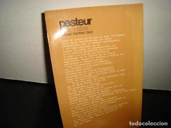 Libros de segunda mano: 26- PASTEUR, VIDA Y OBRA - MANUEL MART&Iacute;NEZ B&Aacute;EZ - Foto 3