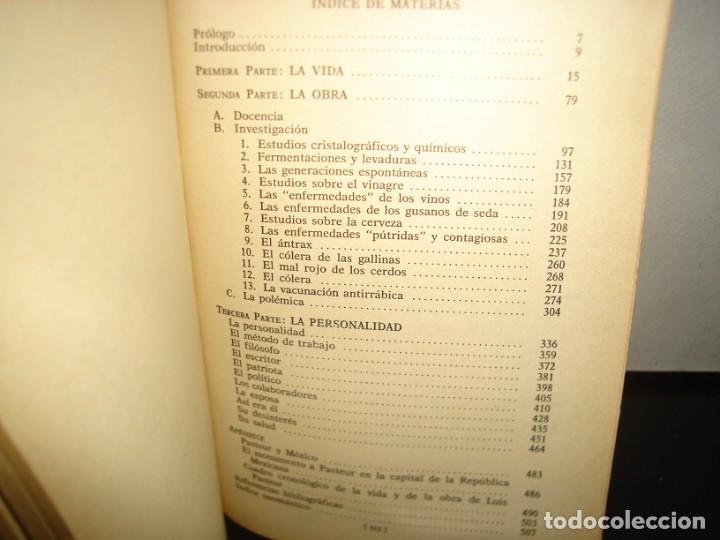 Libros de segunda mano: 26- PASTEUR, VIDA Y OBRA - MANUEL MART&Iacute;NEZ B&Aacute;EZ - Foto 5