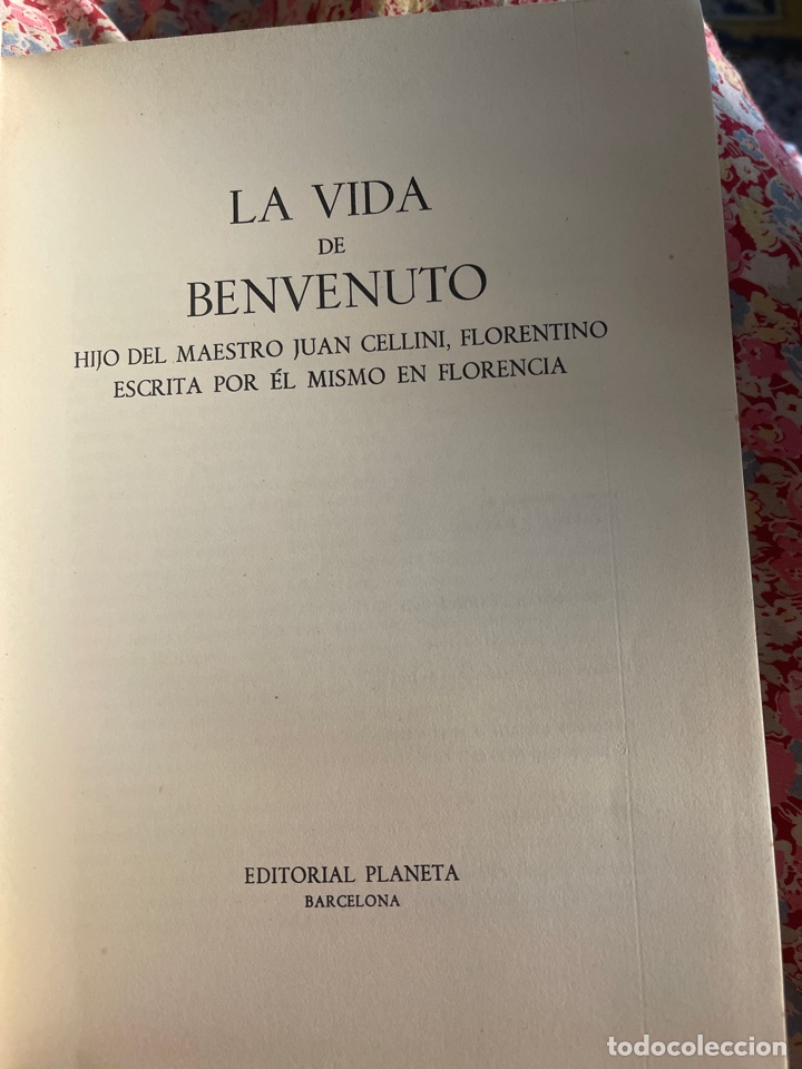 Libros de segunda mano: La vida de Benvenuto Cellini. - Foto 2