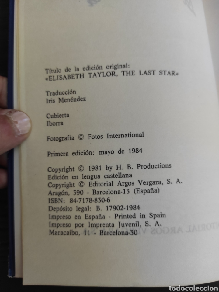 Libros de segunda mano: Elizabeth Taylor. La &uacute;ltima estrella - Foto 4