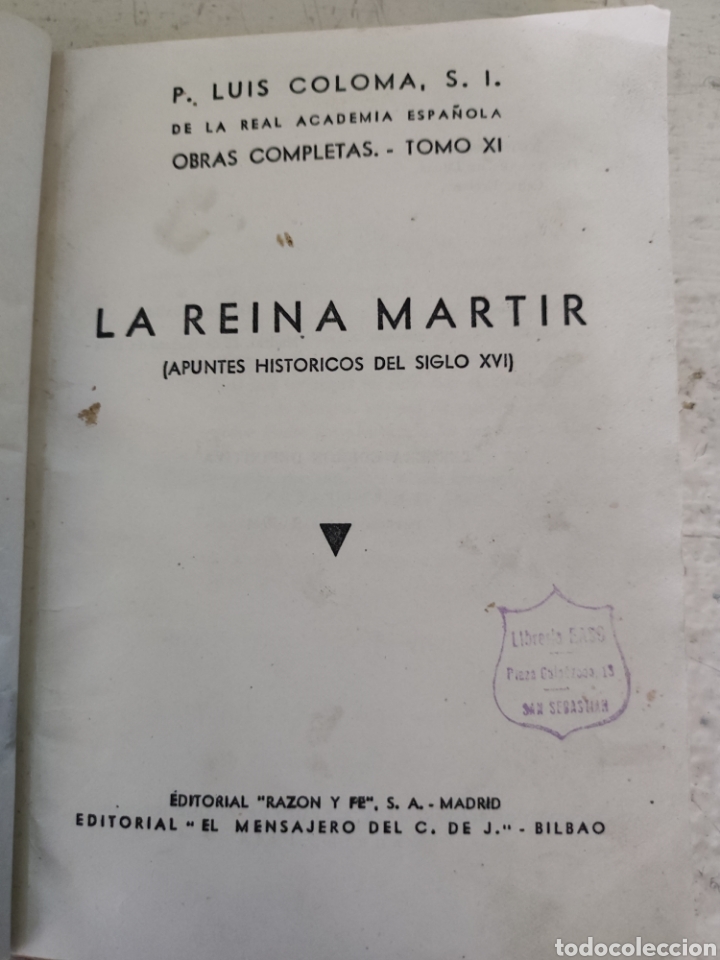 Libros de segunda mano: La reina martir - Foto 3