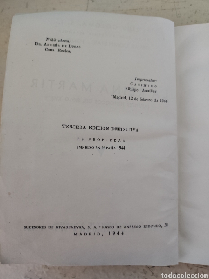 Libros de segunda mano: La reina martir - Foto 4
