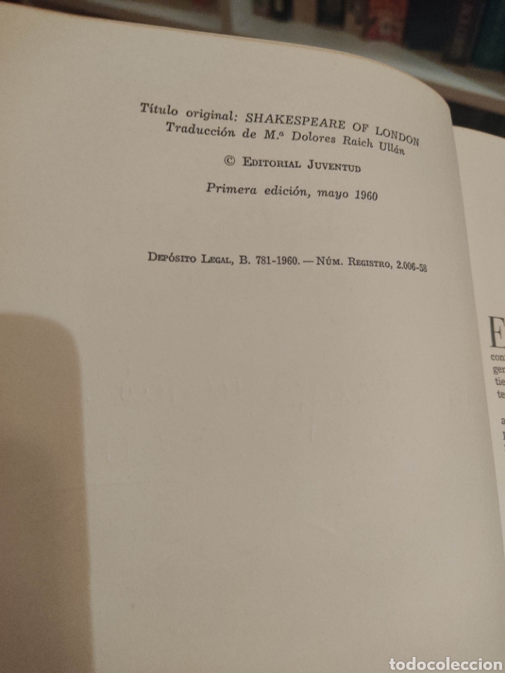 Libros de segunda mano: Shakespeare y su &eacute;poca - Foto 2