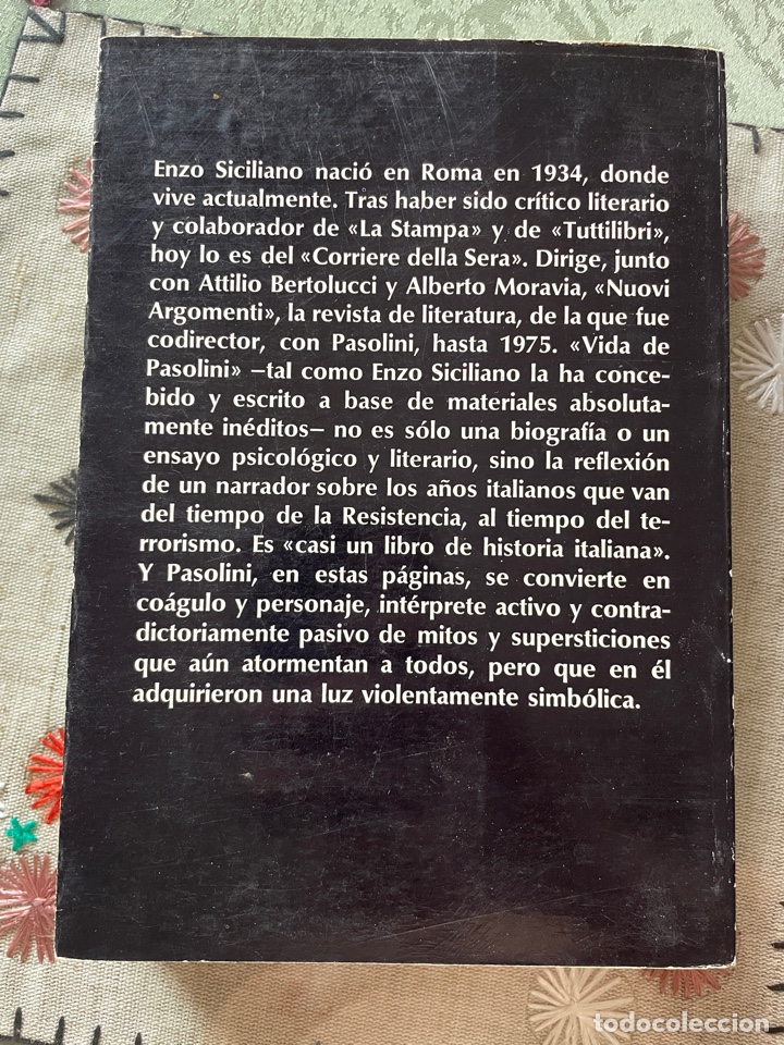 Libros de segunda mano: Vida de Pasolini (ENZO Siciliano) - Foto 2