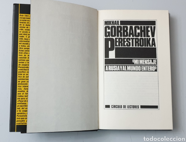 Libros de segunda mano: LIBRO MIKHAIL GORBACHEV PERESTROIKA (Circulo de Lectores, 1988) - Foto 6