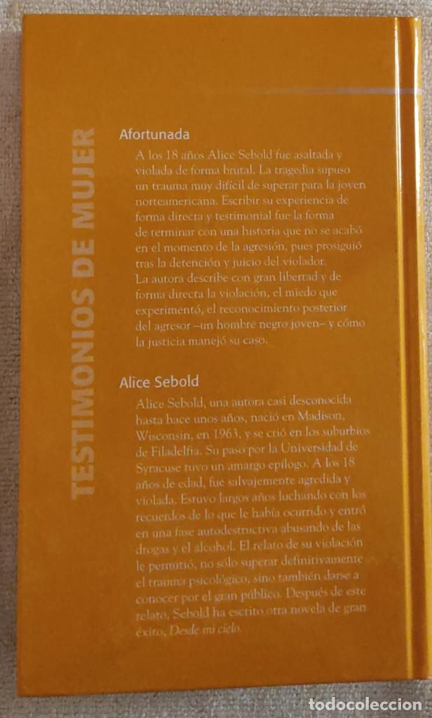 Libros de segunda mano: AFORTUNADA. - Foto 2