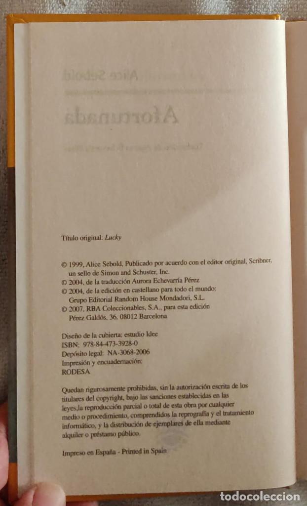 Libros de segunda mano: AFORTUNADA. - Foto 4