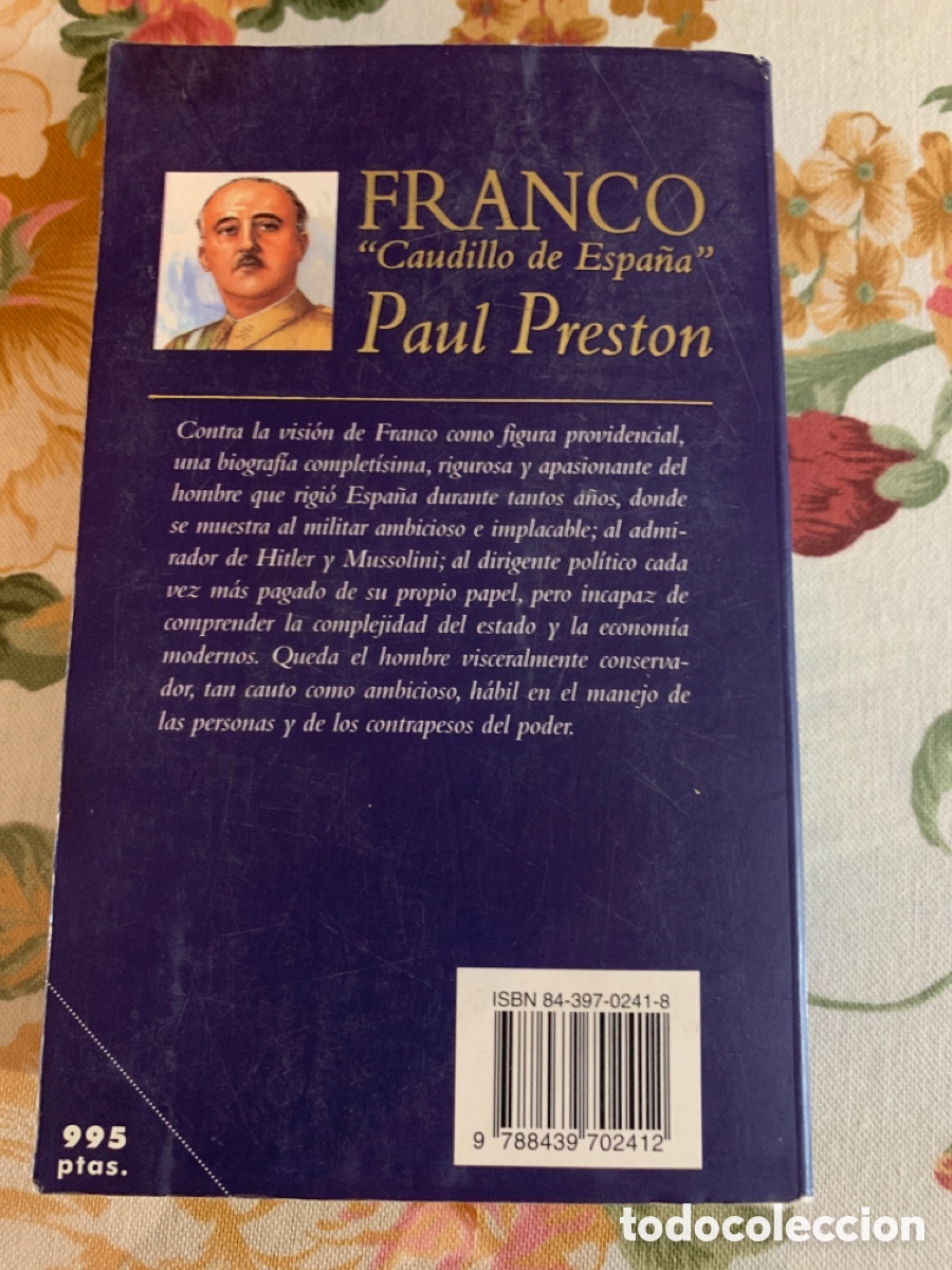 Libros de segunda mano: Franco &ldquo;Caudillo de Espa&ntilde;a&ldquo;. Paul Preston. - Foto 3